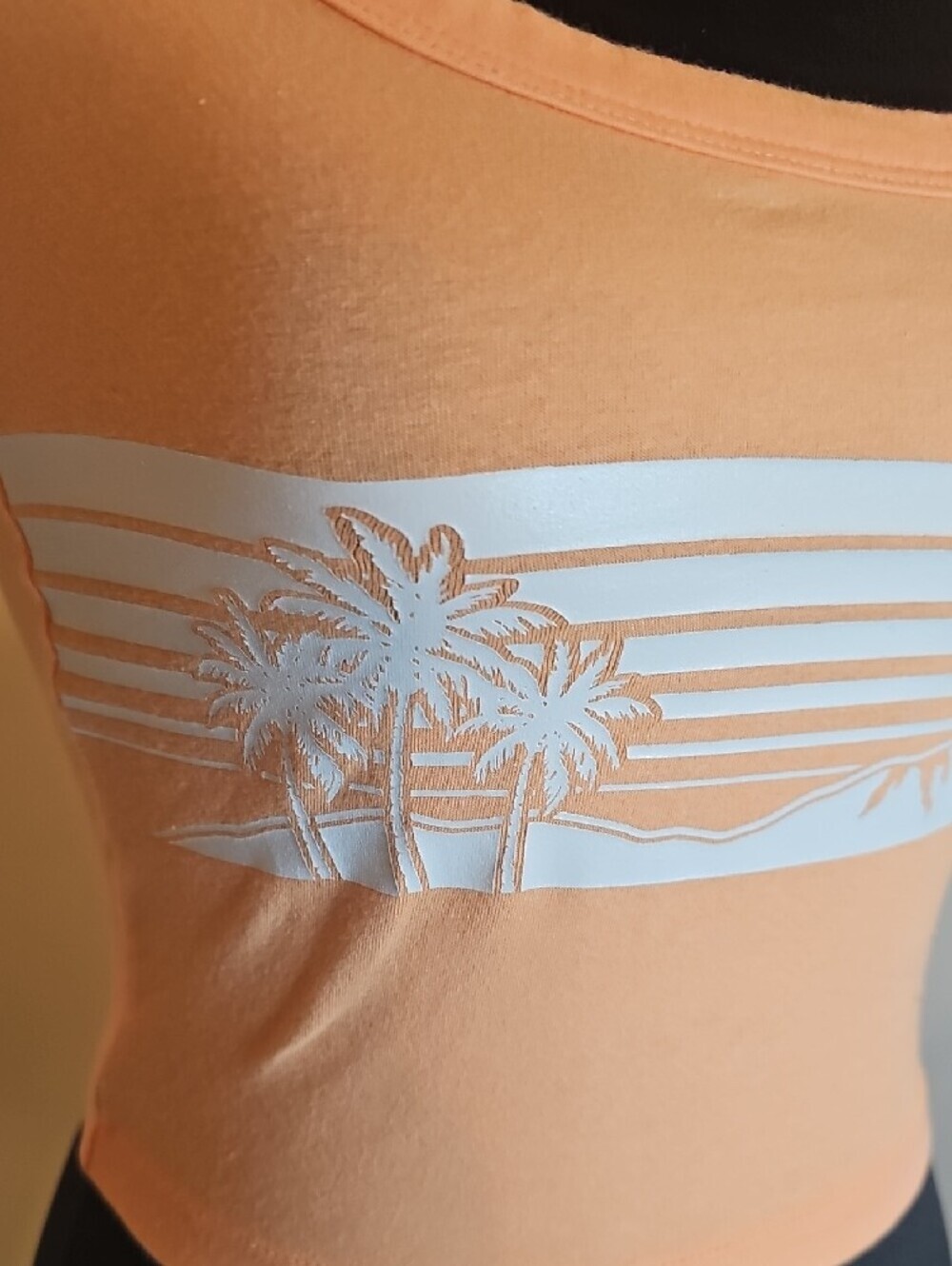 PLAYBOY By PacSun Neon Orane Graphic Crop Top - Women - Picture 3 of 10